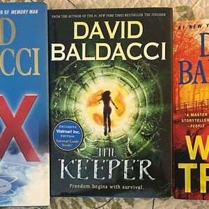 David Baldacci 'The Keeper' Book, The fix book, & The whole Truth book lot